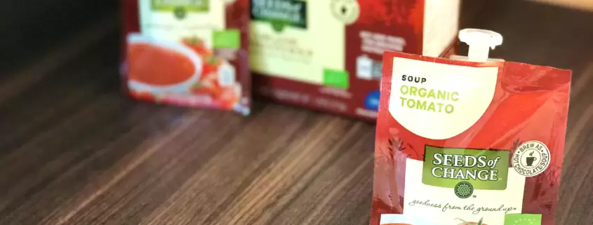 Seeds of change tomato soup, perfect for your Flavia!
