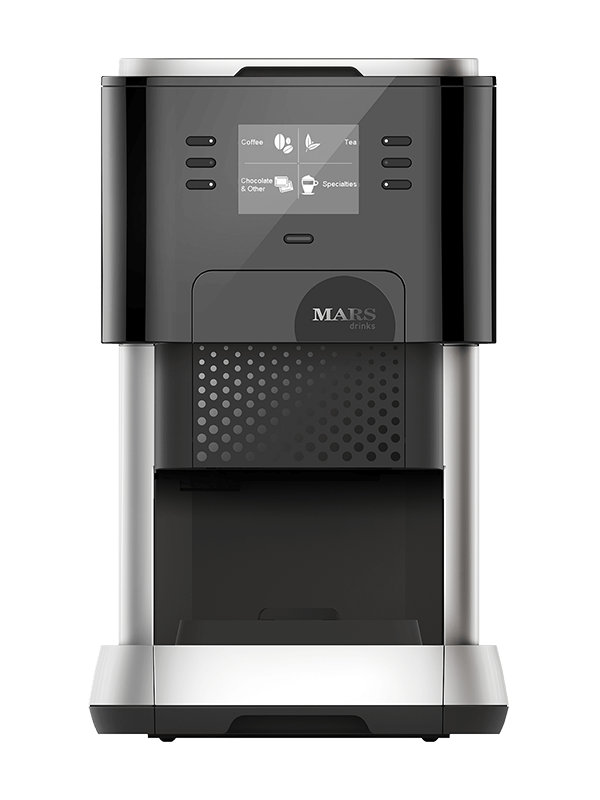 flavia-c500 A Flavia Creation 500 coffee machine on a black background.