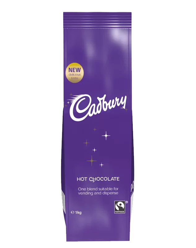 We provide big brands for our vending machines including Cadburys
