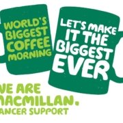 MacMillan Coffee Morning is set to be hosted on the 28th September 2018