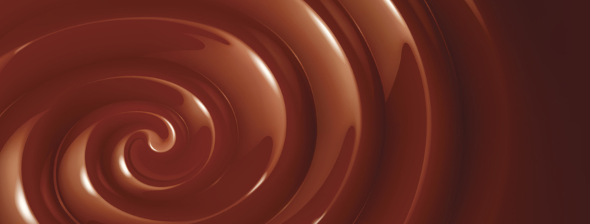 Classic chocolate swirl on a brown background, sadly no more.