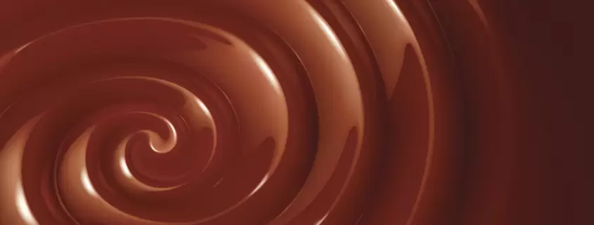Classic chocolate swirl on a brown background, sadly no more.