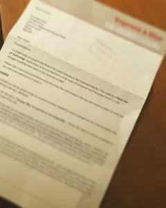 Here's the letter telling us we've been selected as a finalist in the Express and Star Business Awards!