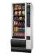 A vending machine with snacks, drinks, and a jazz-inspired theme.