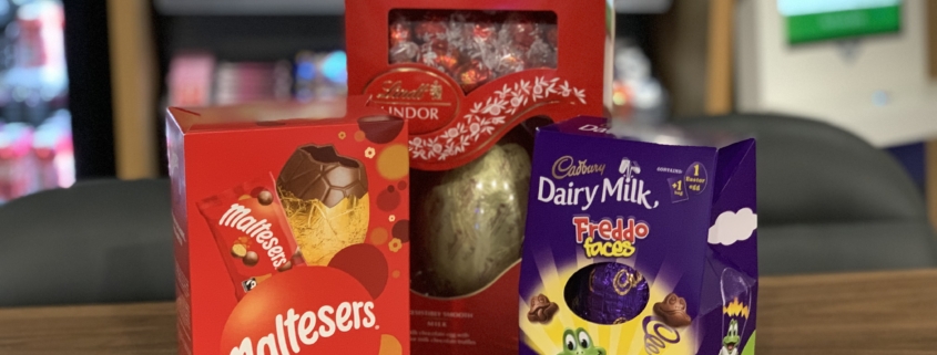 Take part in egg-citing Easter raffle to win three tasty Easter eggs!