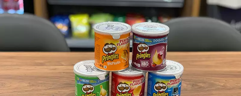 Check out the new Pringles flavours in our Micro Market!