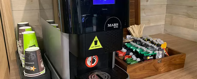 The Flavia is a compact coffee machine that is big on choice and big on quality!