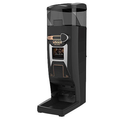 The Gaggia G10 coffee grinder.