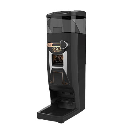 The Gaggia G10 coffee grinder.