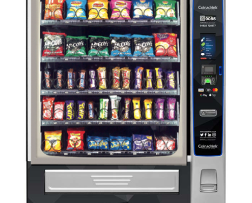 The Merchant 6 snack vending machine provides a variety of configurations.