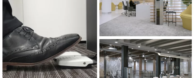 The hands-free foot switch from Borg provides an alternative contactless hydration experience.