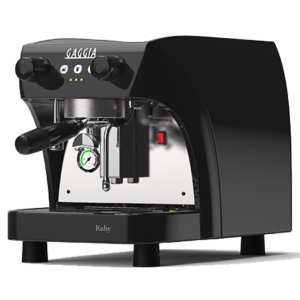 The Gaggia La Ruby commercial coffee machine is a compact but capable piece of equipment that is ideal for small to medium sized locations.