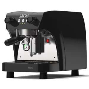 The Gaggia La Ruby commercial coffee machine is a compact but capable piece of equipment that is ideal for small to medium sized locations.