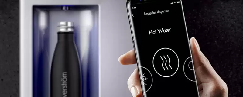 Borg's new mobile app introduces another contactless hydration experience.