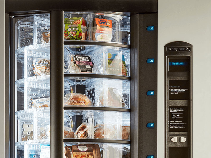 You can buy vending machines from us that offer freshly prepared food. You can buy vending machines from us that offer freshly prepared food.
