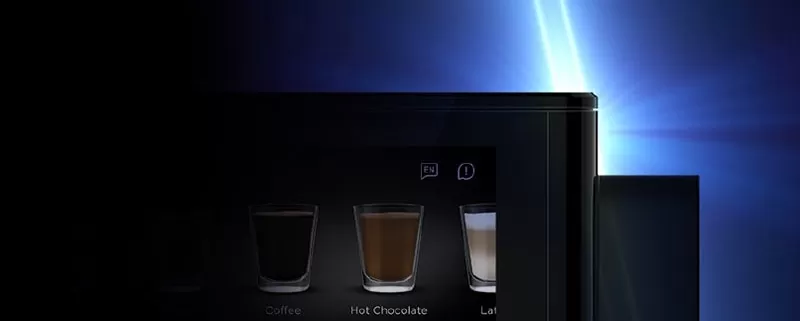 The contactless Flavia Creation 600 office coffee machine is well sited to boardrooms, showrooms and reception areas.