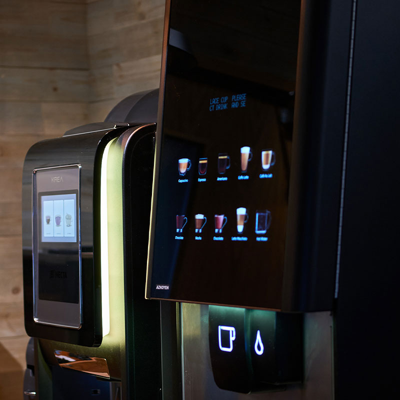 Tabletop coffee machines from Coinadrink Limited the vending machine company.