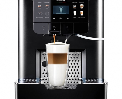 The AREA capsule coffee machine available from Coinadrink Limited.