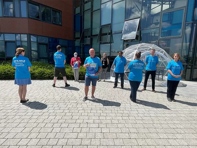 Vending machine company - Ian's Walk will be sponsored by Coinadrink Limited.