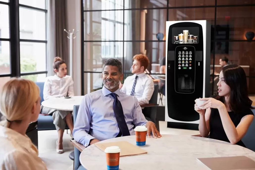 We're a vending company that always checks in with you to make sure you're happy.