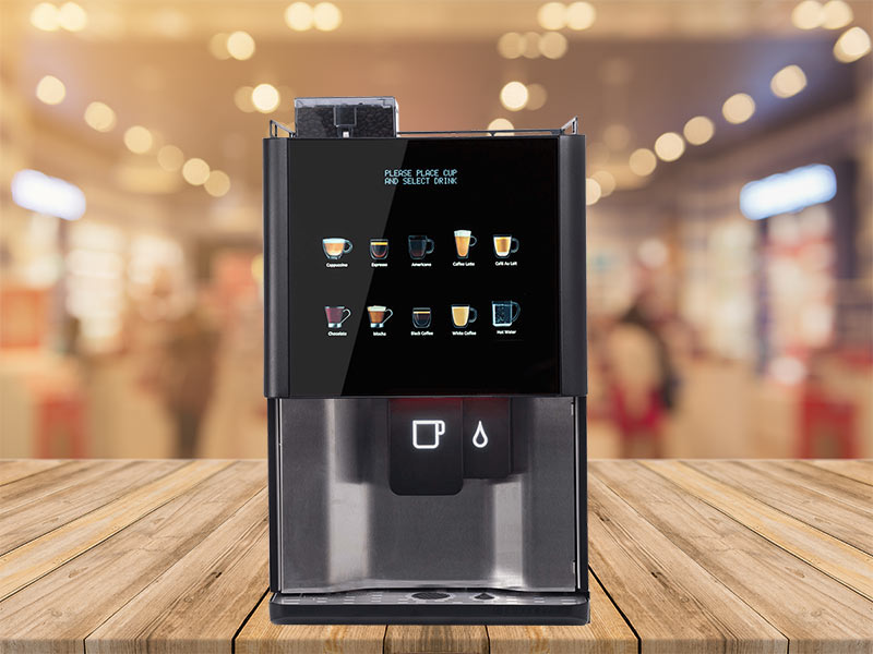 Tabletop tea vending machines from Coinadrink Limited.