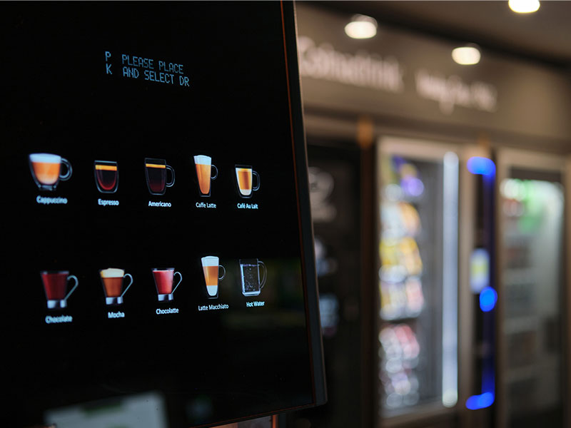hot drinks vending machine operator