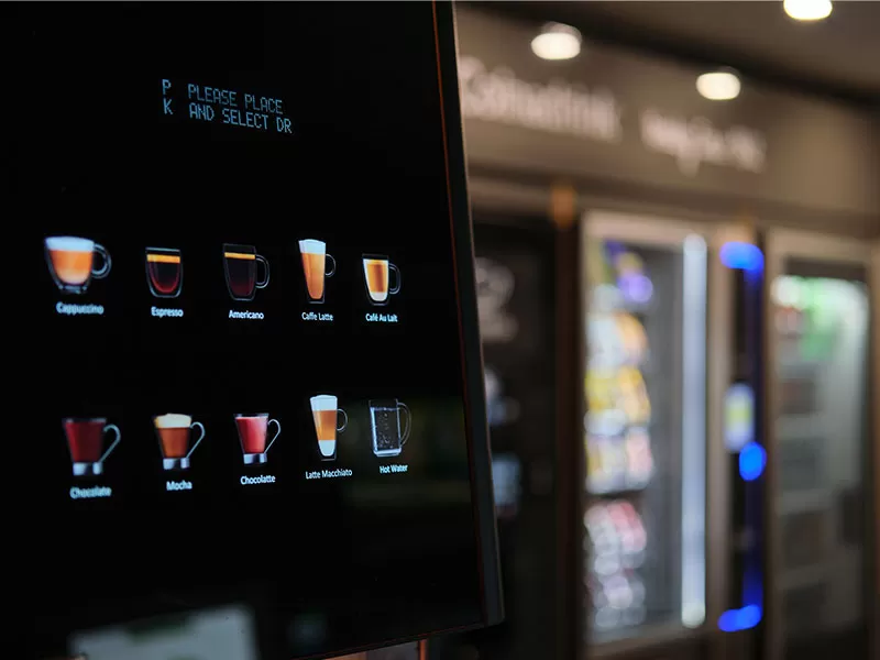hot drinks vending machine operator