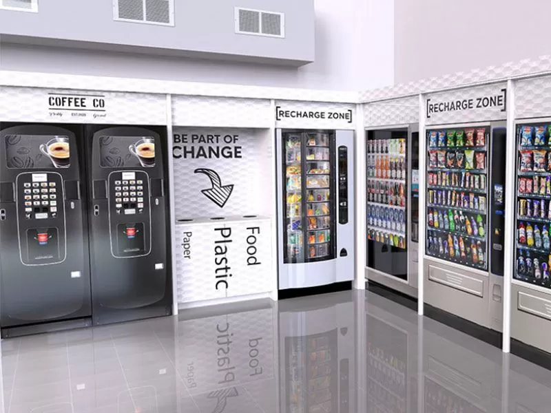 Vending Machine Furniture Workplace vending machines.