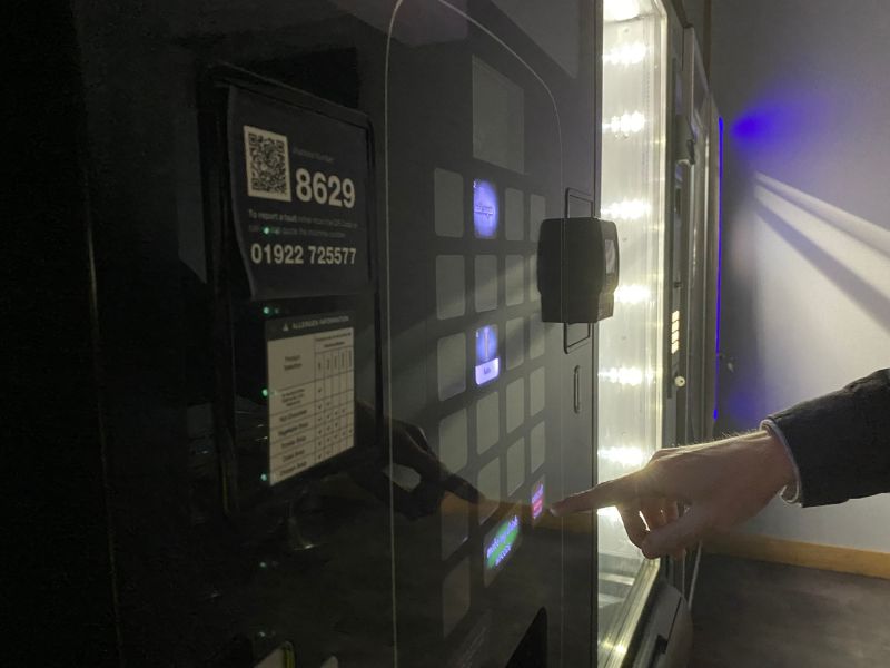 Hot Drinks Vending Machine Selection