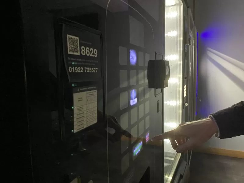 Hot Drinks Vending Machine Selection