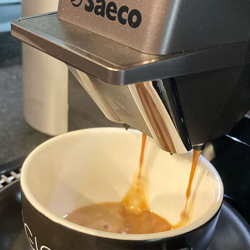 Magic machine fresh coffee.