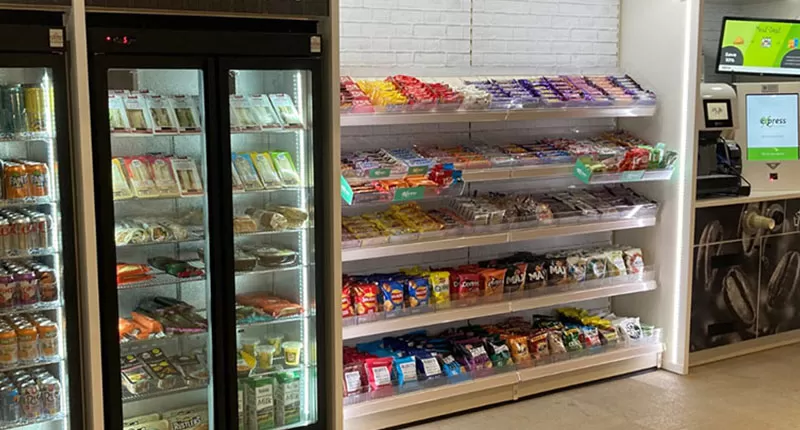 One of our Express Refreshment Micro Markets.