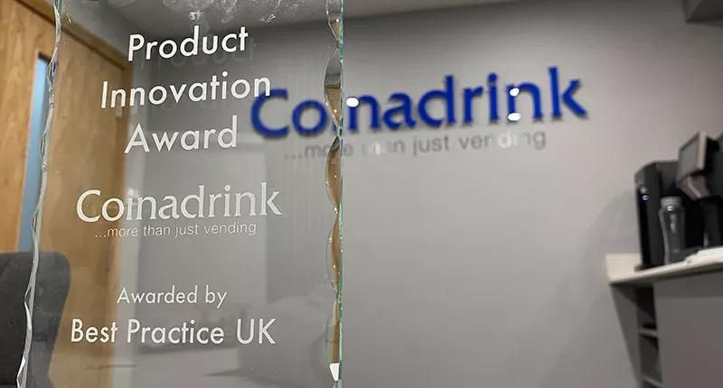 Coinadrink's passion for outstanding refreshment solutions and service saw us scoop the Product Innovation Award from Best Practice.