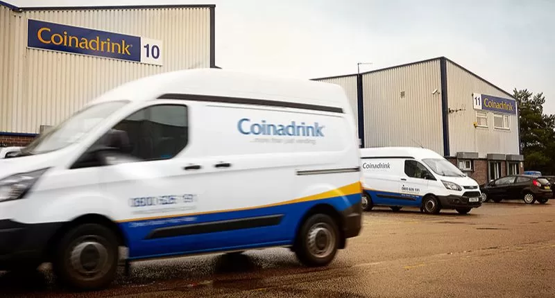Efficiency drives our entire vending and refreshment service, with routes carefully picked and modified.