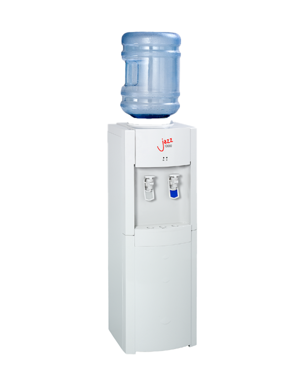 AA First Jazz 1000 chilled ambient bottled floorstanding water cooler.