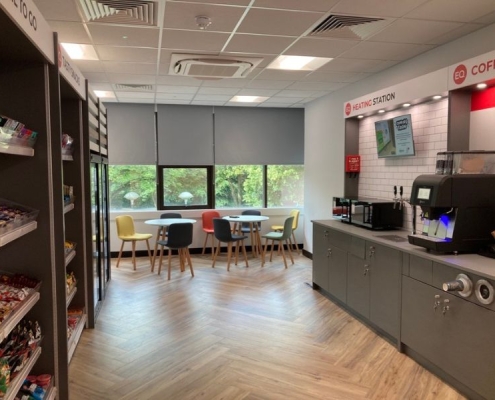 The Micro Market is a fantastic option as a breakout area on your premises.