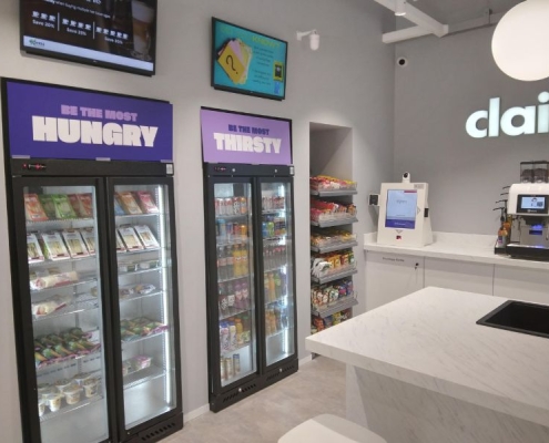 The Coinadrink Micromarket represents the latest advancements in the staff canteen.