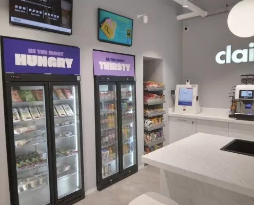 The Coinadrink Micromarket represents the latest advancements in the staff canteen.