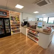 The Micro Market represents a grand workplace cafeteria.