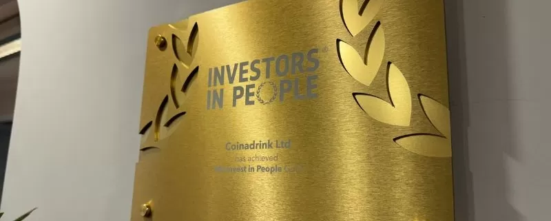 Coinadrink is delighted to have retained the Investors in People Gold accreditation.
