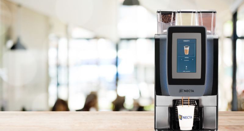 The Kometa Espresso coffee machine is a great option for businesses to upgrade their coffee services at work.