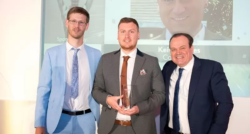 Kieran Jones scooped the Best Service Engineer award at the Vendies 2024.
