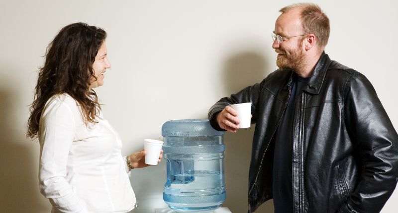 A water cooler can represent a fantastic social hub for your employees.