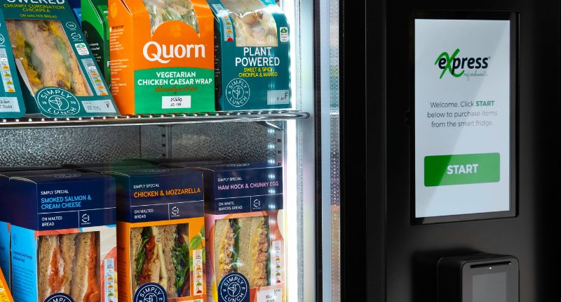 The smart fridge uses advanced technology to signal a new dawn for vending.