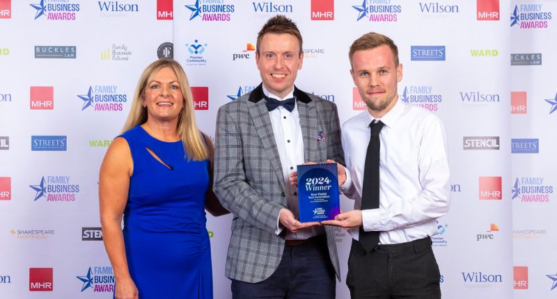 Walsall-based vending operator Coinadrink Limited won the Best Digital Tech Innovation award at the Midlands Family Business Awards in Leicester!