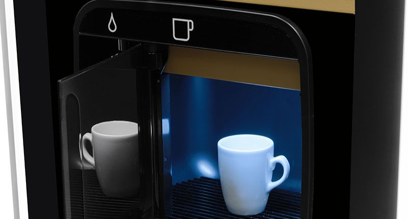 A Brita water filter significantly enhances the quality of your tea and coffee from a hot drinks vending machine or commercial coffee machine.