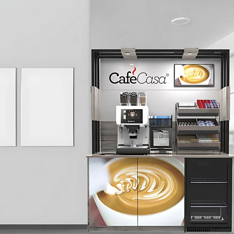 Coffee stations and units are a great way to enhance your commercial coffee machine to entice usage and shine a light on your positive company culture.