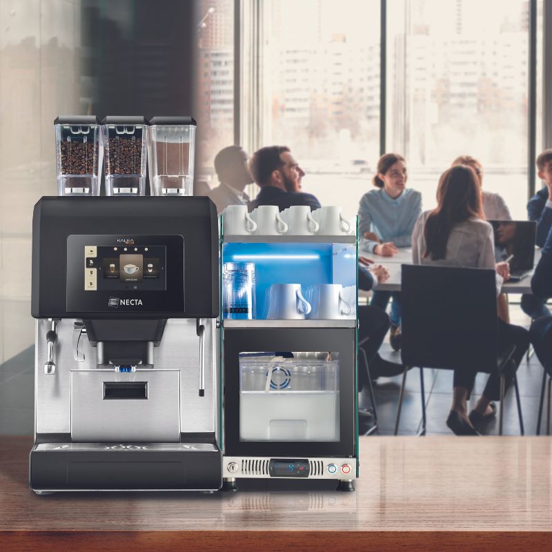 Fresh milk coffee machines such as the Kalea deliver coffee shop quality without any drama, delivering speciality coffee using whichever fresh milk you prefer.