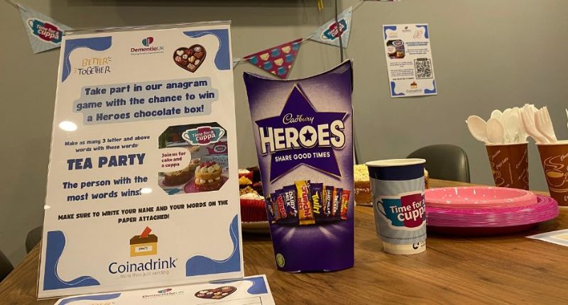 March saw us host a tea party to raise valuable funds for Dementia UK