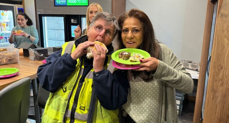 We winded down for our Easter break in style in March, with homemade seasonal food and a little staff party.